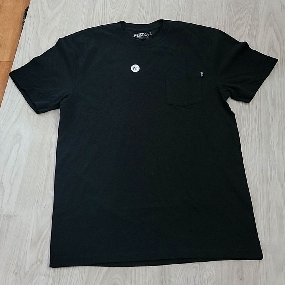 Fox Racing Fox Head Black T-Shirt with front pocket - Picture 4 of 9